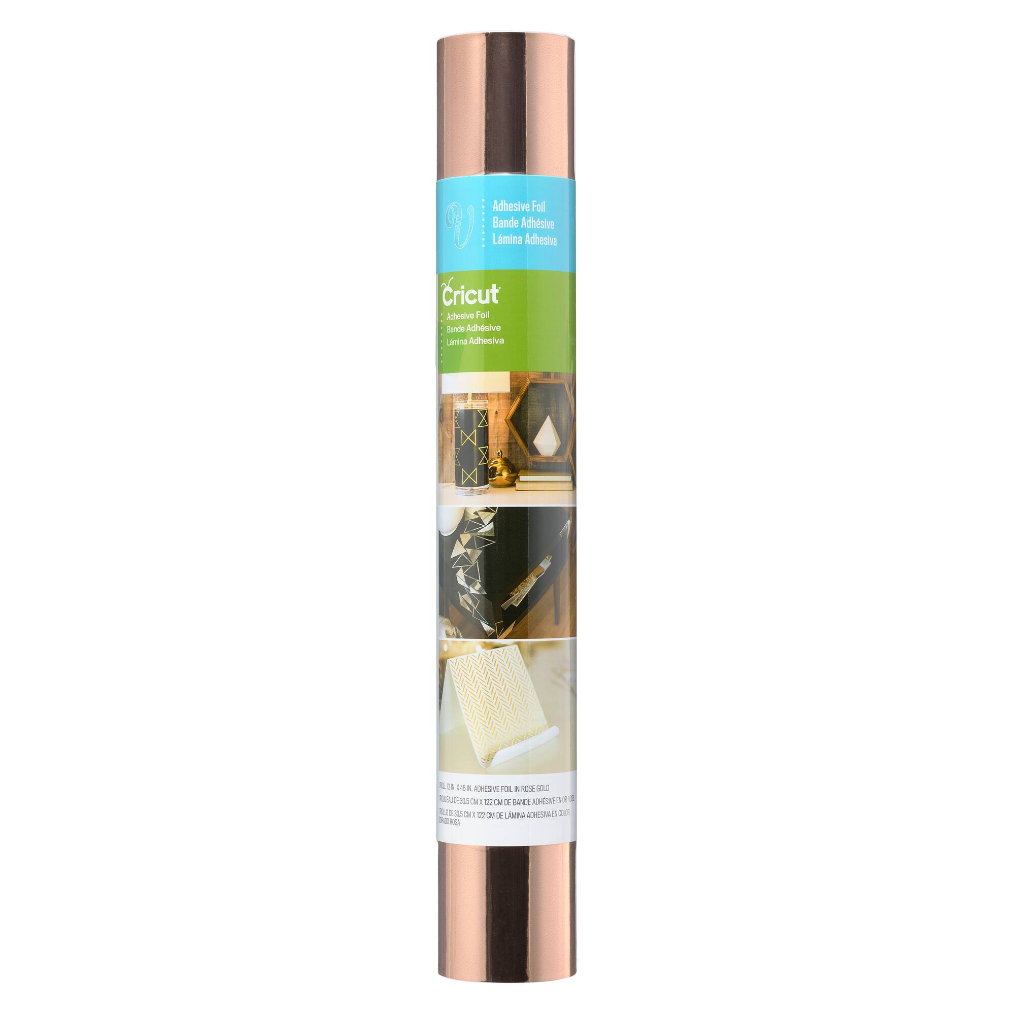9 Pack: Cricut® Metallic Adhesive Foil, Rose Gold